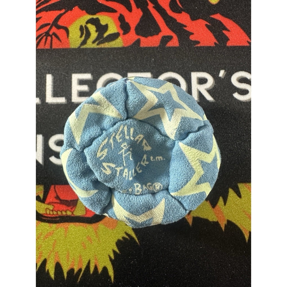 World Footbag Hacky Sack Dirtbag All-Star Classic Stellar Staller Blue Glow